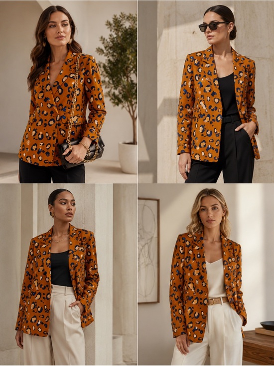 3.1 Phillip Lim Jackets & Blazers - 3.1 Phillip Lim x Target Leopard Print Blazer lightweight